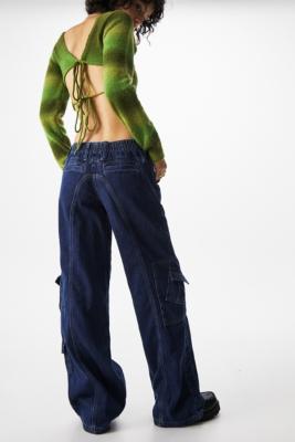 denim cargo pants urban outfitters