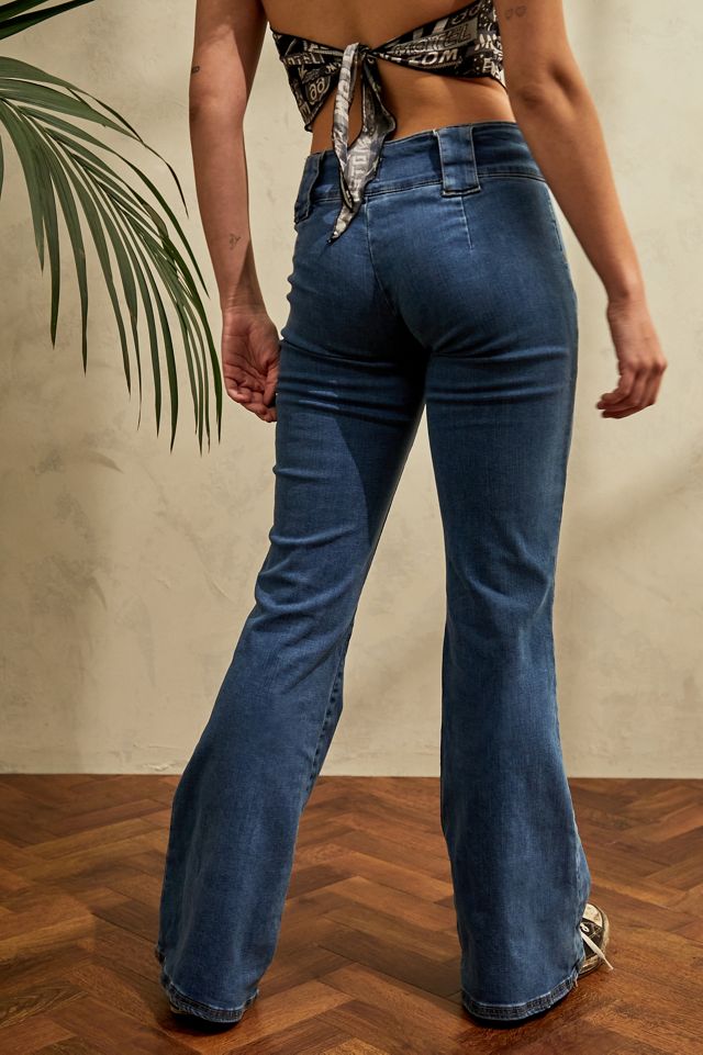 Jeans Évasés Missy Taille Basse Bleu Vintage BDG #2