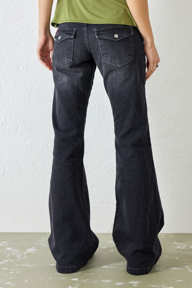 BDG Y2K Black Micro Flare Jeans  #2