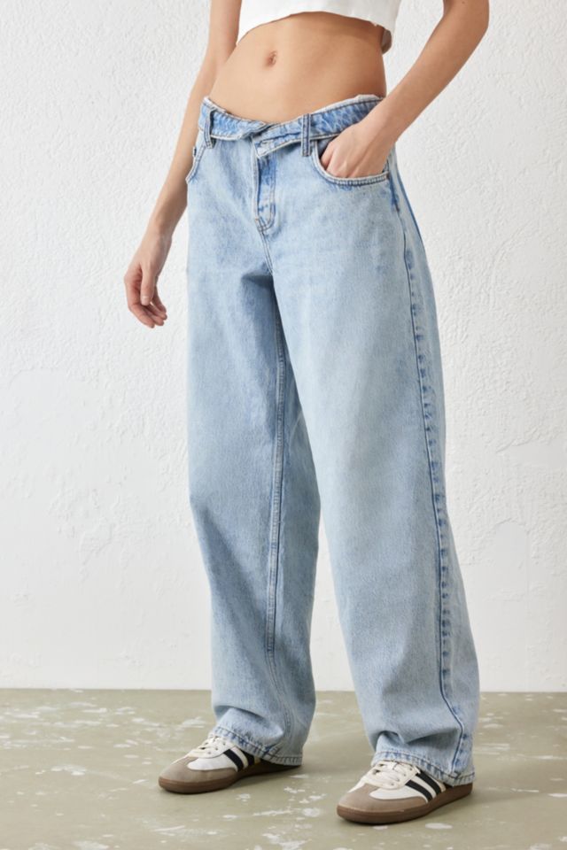 BDG Boyfriend Fold-Over Jeans | Urban Outfitters UK