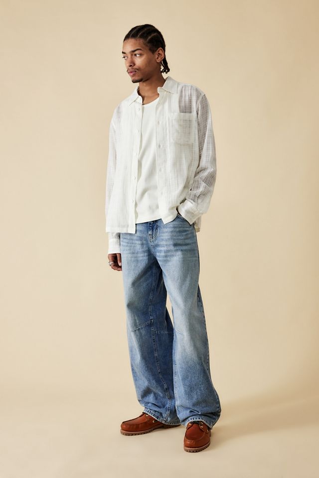BDG Logan Arizona Wash  Cinch Back Boyfriend Jeans  #11
