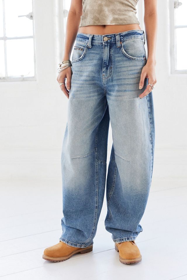 BDG Logan Arizona Wash  Cinch Back Boyfriend Jeans  #1
