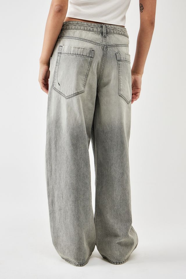 BDG Jaya Baggy Green Grey Jeans #3