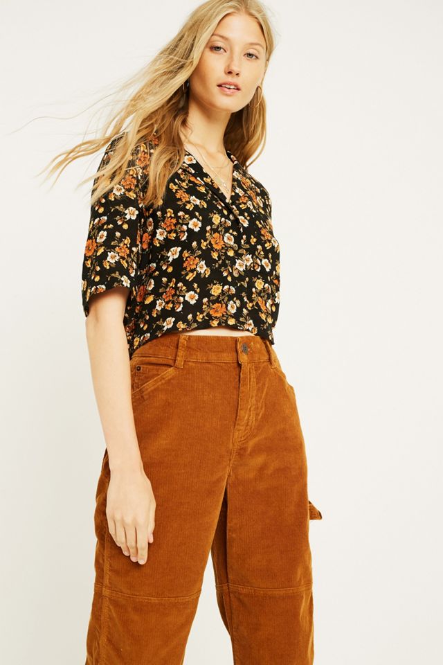 BDG Camel Corduroy Carpenter Trousers #5