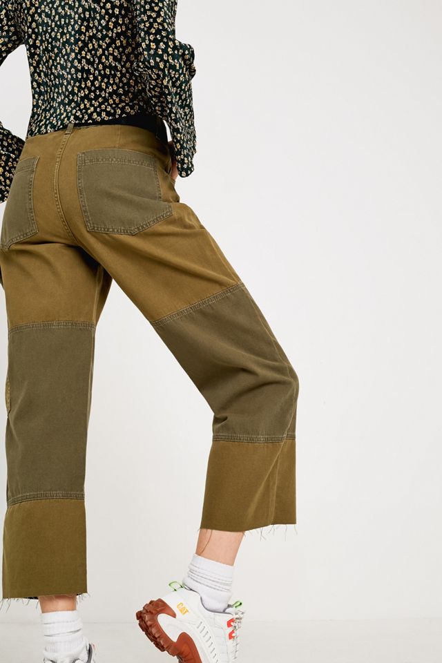 BDG Khaki Panelled Carpenter Trousers #3