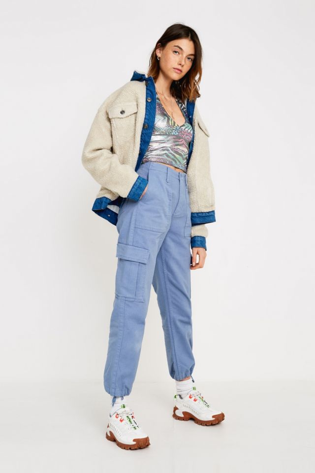 Urban outfitters store blue cargo pants