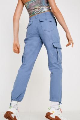 urban outfitters blue cargo pants