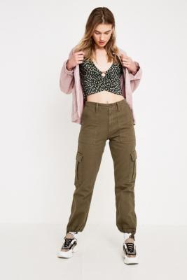BDG Authentic Khaki Cargo Trousers 