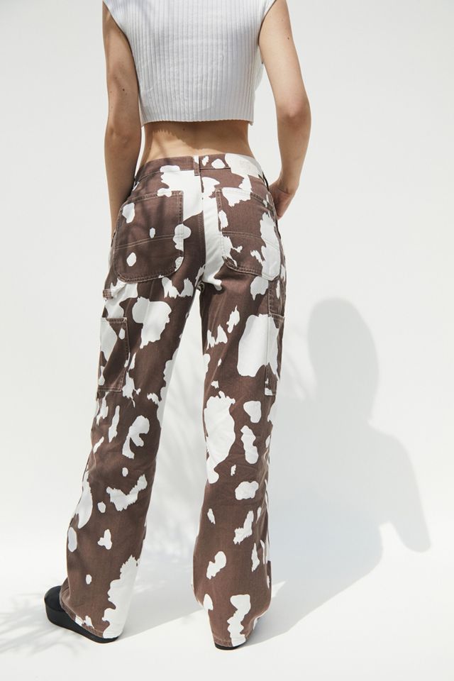 BDG - Jean Juno imprimé vache marron #1