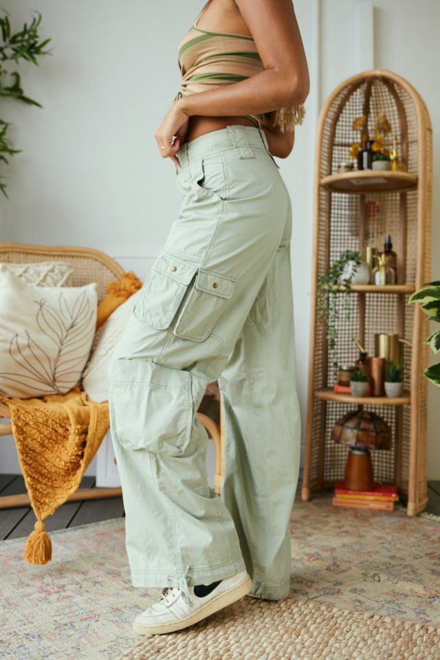 UO Green Aisha Cargo Pants | Urban Outfitters UK