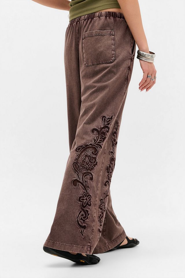 UO Leni Cutwork Straight Jogger Trousers #3