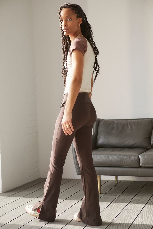 UO Low-Rise Bengaline Flare Trousers #2