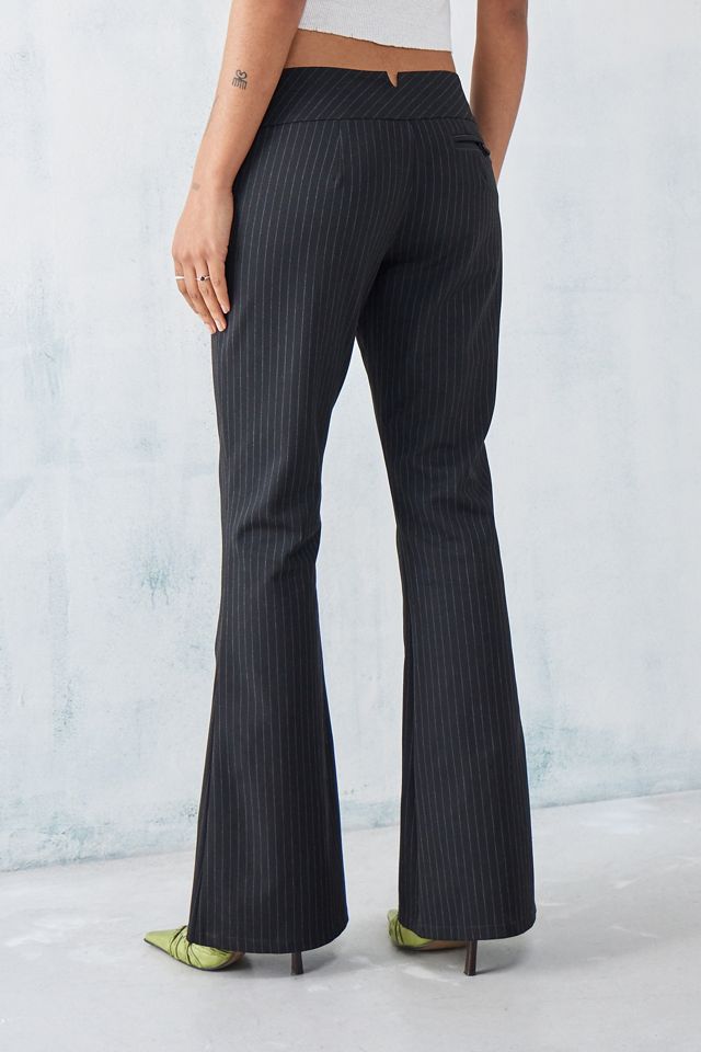 UO Winnie Pinstripe Flare Trousers #3