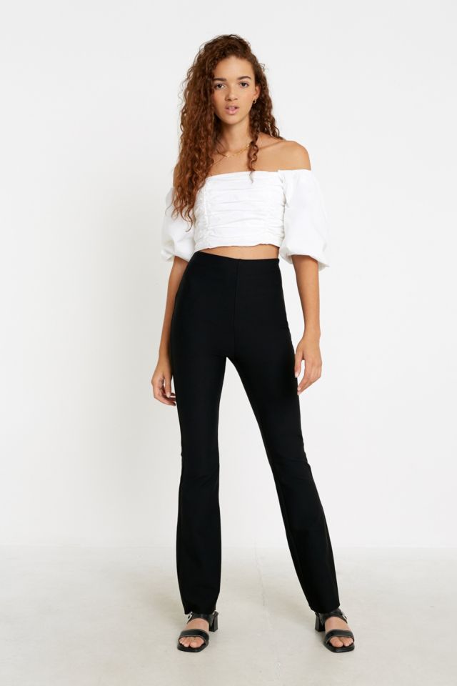 UO Ponte Flare Trousers | Urban Outfitters UK