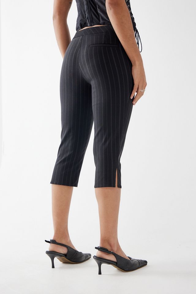 Light Before Dark Kitti Tailored Pinstripe Capri Pants #2