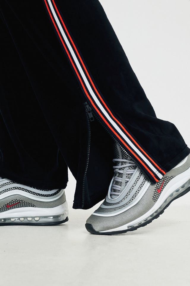 Sparkle & Fade Side Striped Velour Puddle Trousers #2