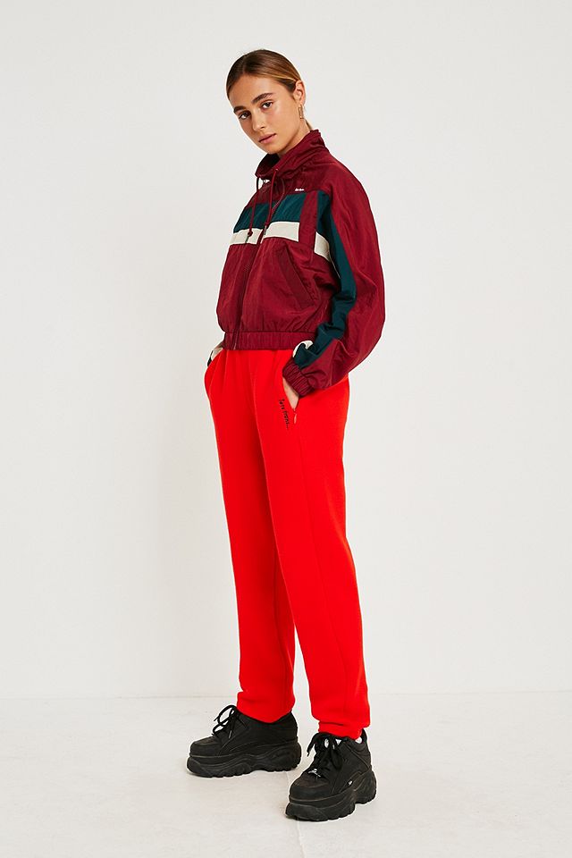 iets frans... Red Fleece Joggers | Urban Outfitters UK