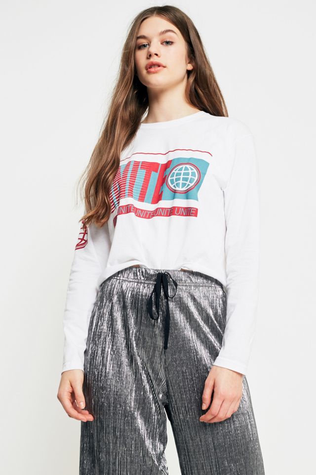 Light Before Dark Silver Metallic Plisse Culottes #5