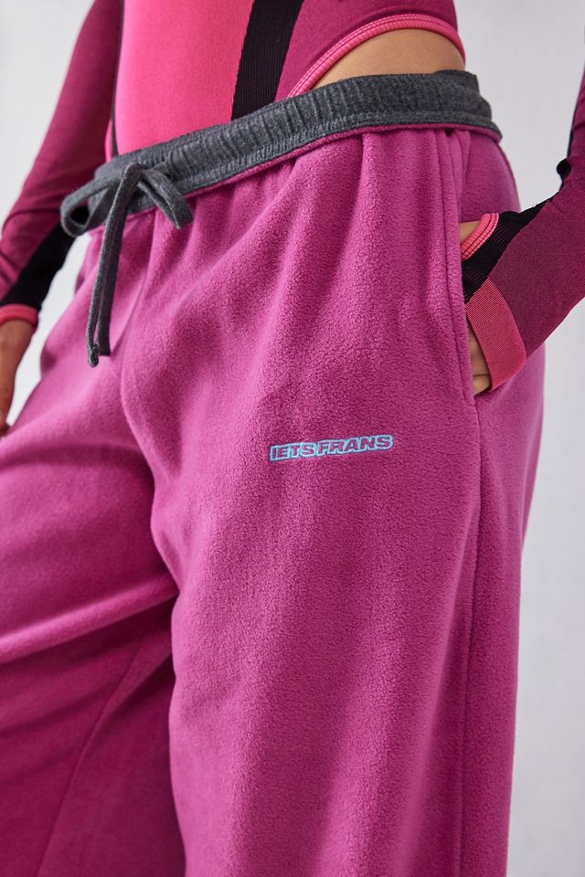 iets frans... Pink Fleece Joggers #2