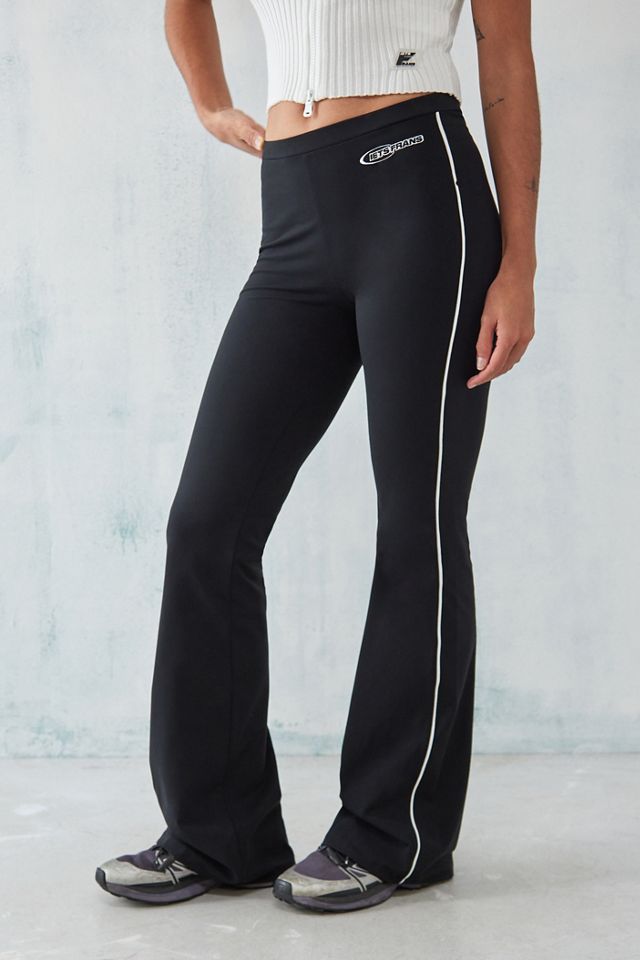 iets frans Black Side Stripe Flare Trousers