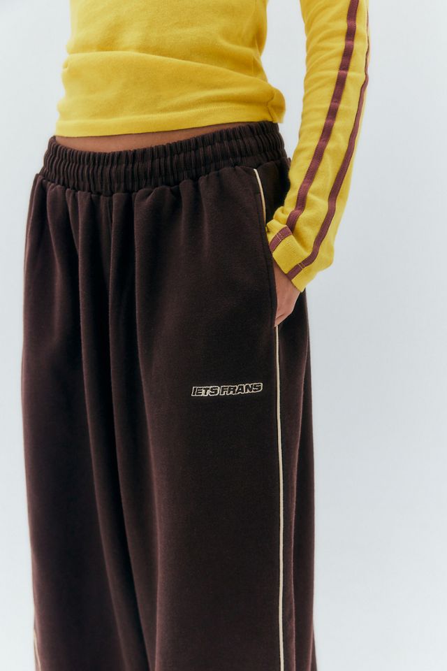 iets frans... Harri Brown Logo Baggy Joggers #1