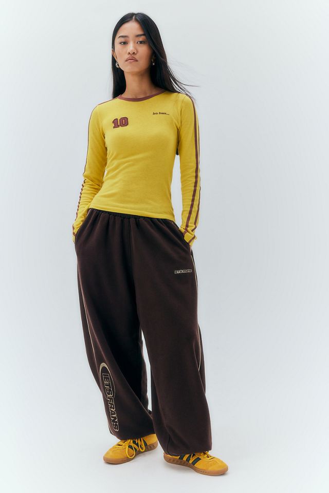 iets frans... Harri Brown Logo Baggy Joggers #3