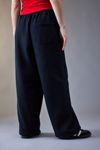 iets frans... Harri Black Logo Baggy Joggers