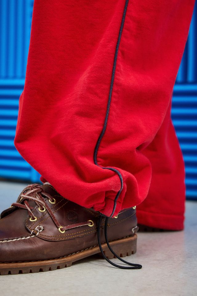 Red best sale baggy joggers