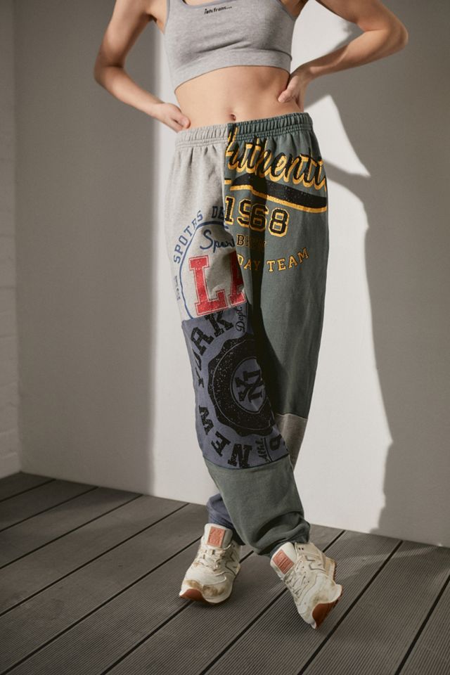 UO Collegiate Patchwork Joggers #2