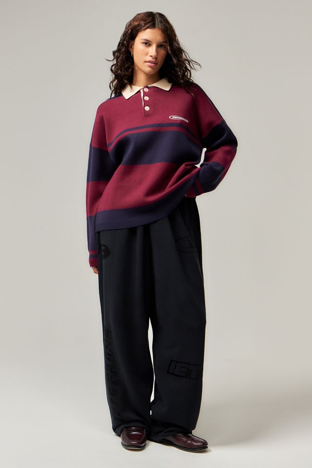 iets frans... Beflockter Harri Baggy Joggers #1