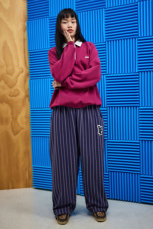 iets frans... Pinstripe Harri Baggy Joggers #1