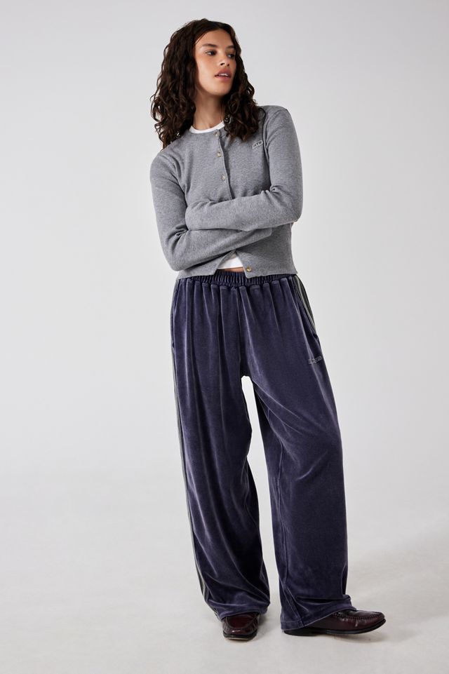 iets frans... Velour Stripe Track Pants #1