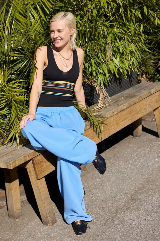 iets frans... Cornflower Blue Harri Baggy Joggers #3