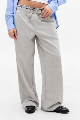 BDG Check Boxer Joggers