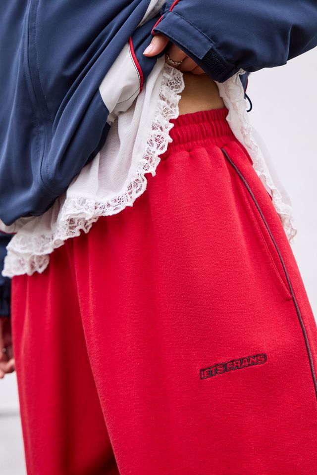iets frans... Harri Red Baggy Joggers #2