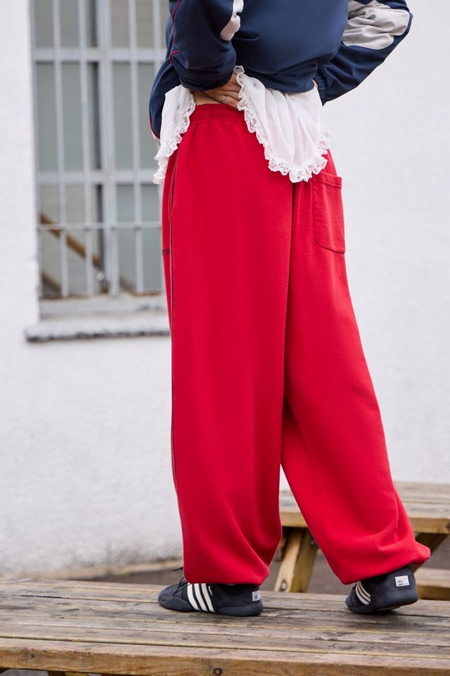 iets frans... Harri Red Baggy Joggers #4