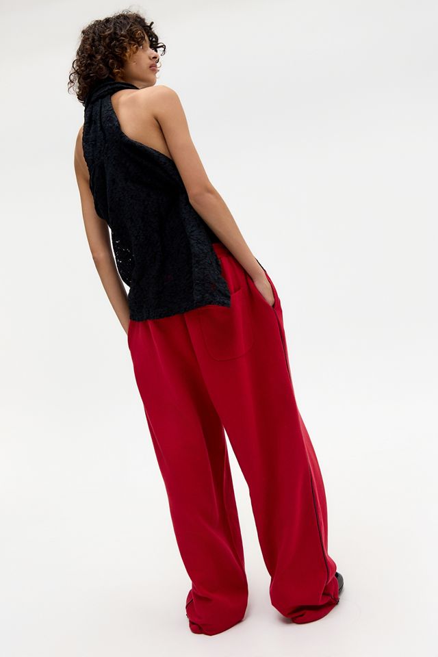 iets frans... Harri Red Baggy Joggers #6