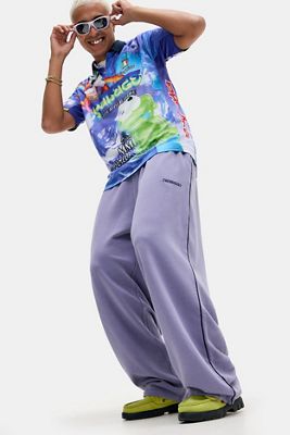 iets frans... Lilac Harri Weite Jogginghose