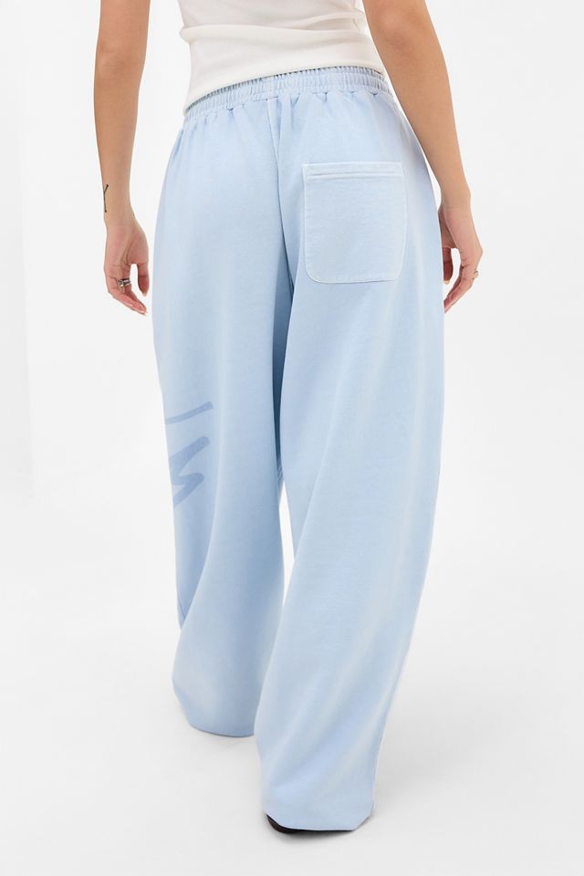 iets frans... Pantaloni da Jogging Ice Blue con Logo Script #3