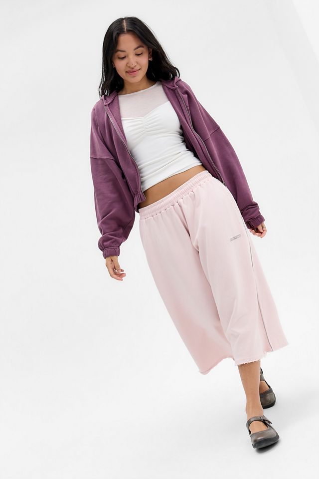 iets frans... Pink Harri Raw Hem Crop Joggers #1