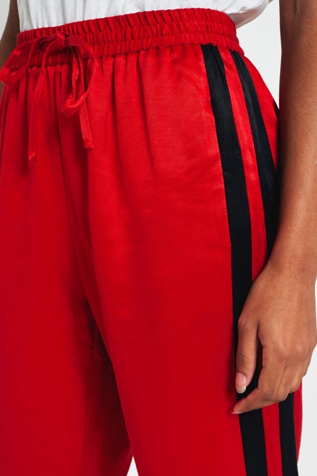 Light Before Dark Red Striped Track Trousers #2