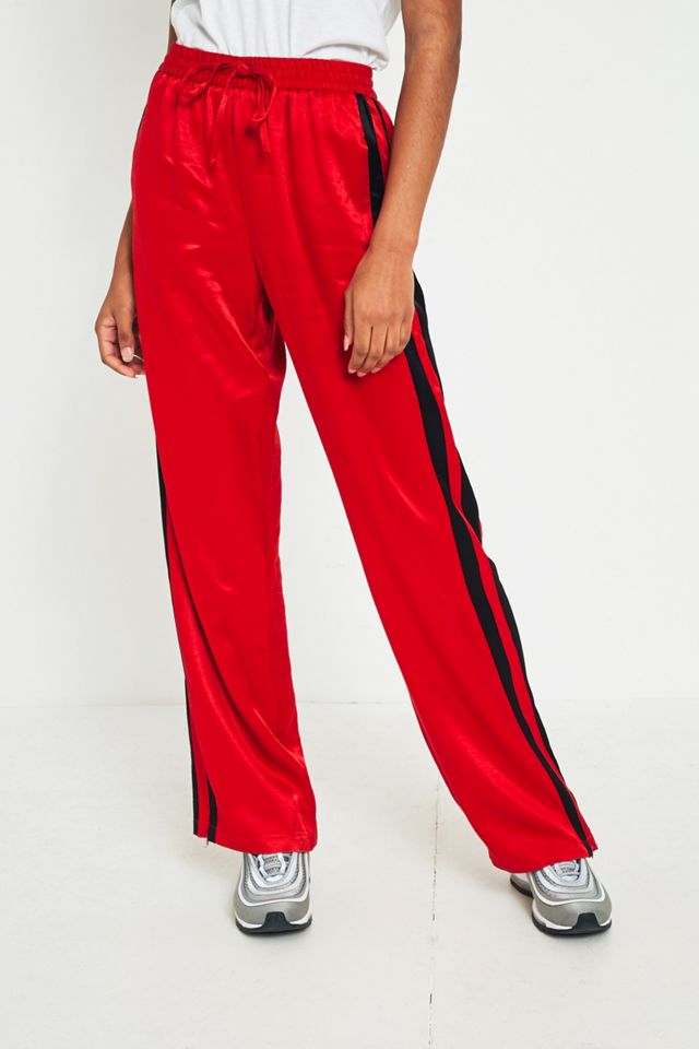 Light Before Dark Red Striped Track Trousers #5