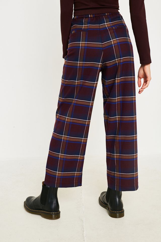 UO - Pantalon à carreaux bleu marine  #5