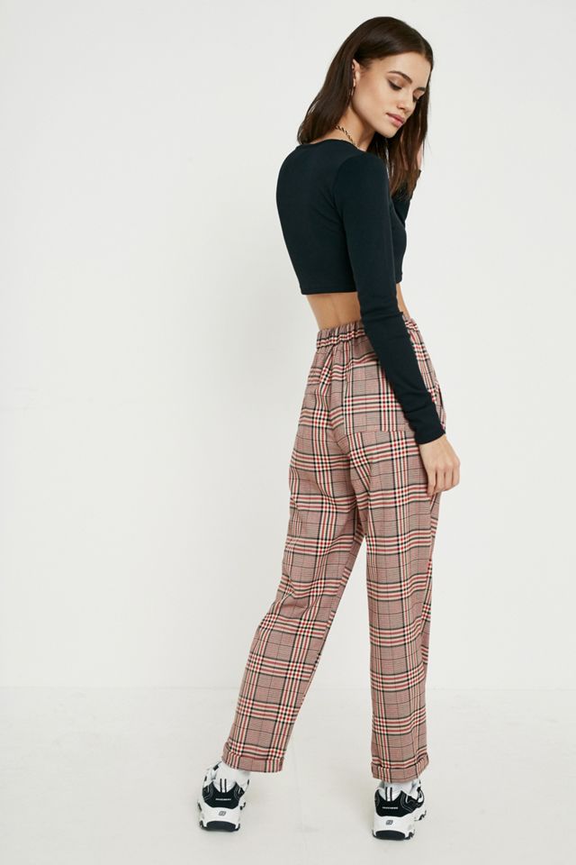 UO Pantaloni a pieghe rosso rosso UO #1