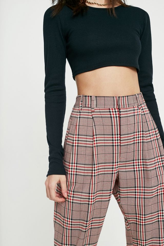 UO Pantaloni a pieghe rosso rosso UO #5