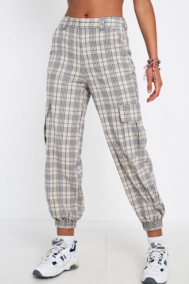 UO Check Utility Joggers #1
