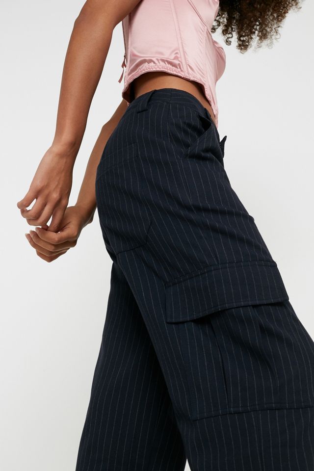 UO Pinstripe Utility Jogger Trousers #1