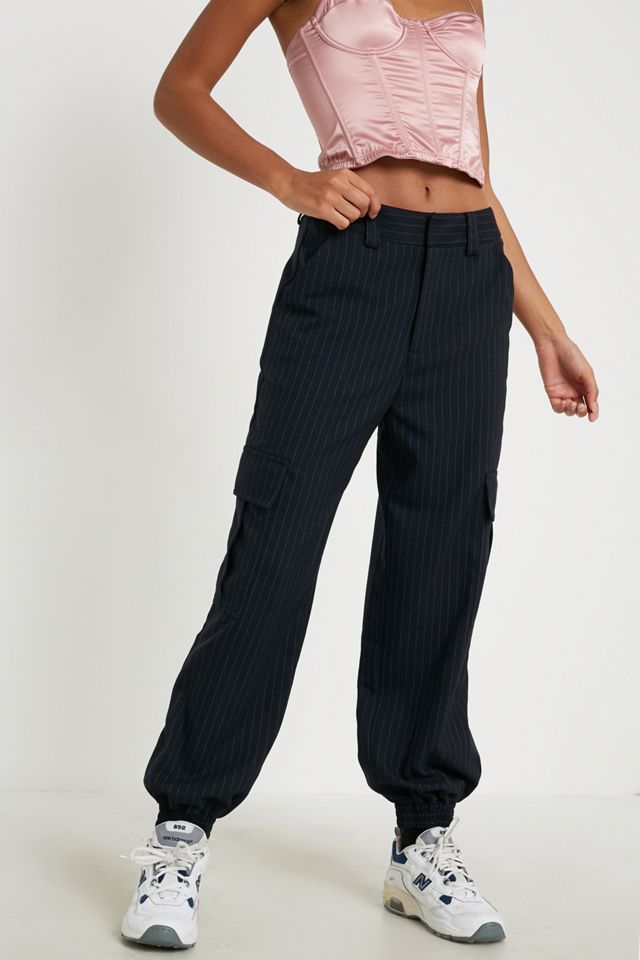 UO Pinstripe Utility Jogger Trousers #2