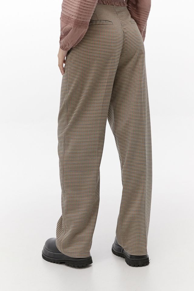 UO Check High-Rise Puddle Trousers #2