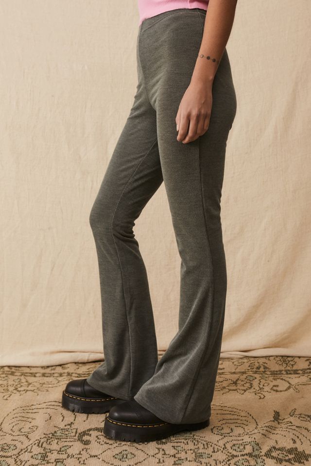 UO Cosy Rib Flare Trousers #1